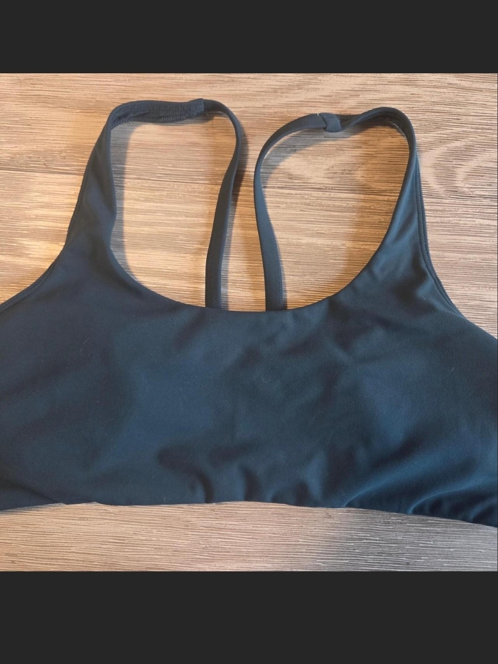Vuori Racerback Bralette Blue/green Size Xl